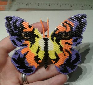 beaded butterfly